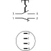 TYJ 22-321 Кнопка металлическая звиступом с фикс., 1NO + 1NC.