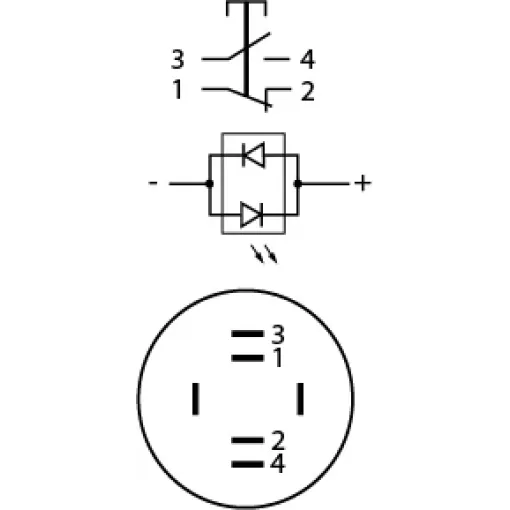 TYJ 22-271 Кнопка металлическая плоская с подсветкой, 1NO + 1NC, желтая 220V.