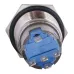 TYJ 19-271 Кнопка металева пласка з підсвічуванням, 1NO+1NC, синя 24V.