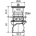 TB5-AS542 Кнопка безпеки.Повернення поворотом. d40mm