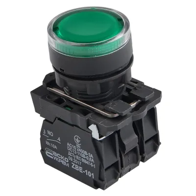 TB5-AW33M5 Кнопка с подсветкой зеленая ACKO A0140010173