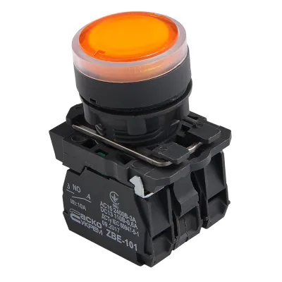 TB5-AW35M5 Кнопка з підсвічуванням жовта АСКО A0140010175