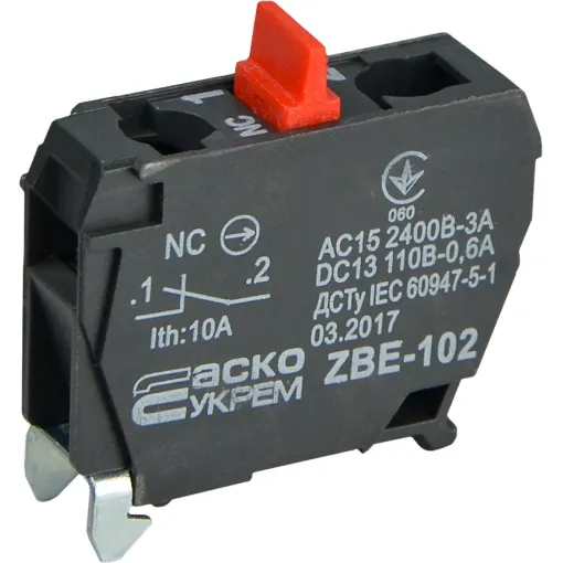 ZBE-102 N/C Контакт до постів керування XAL-D