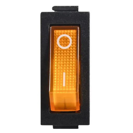 KCD3-101N 220V YL/B Переключатель 1 кл. Желтый с подсветкой KCD3-101N 220V YL/B Переключатель 1 кл. Желтый с подсветкой