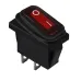 KCD3-101W R/B Переключатель 1 кл. Красный влагозащищенный