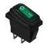 KCD3-101W GR/B Переключатель 1 кл. Зеленый влагозащищенный