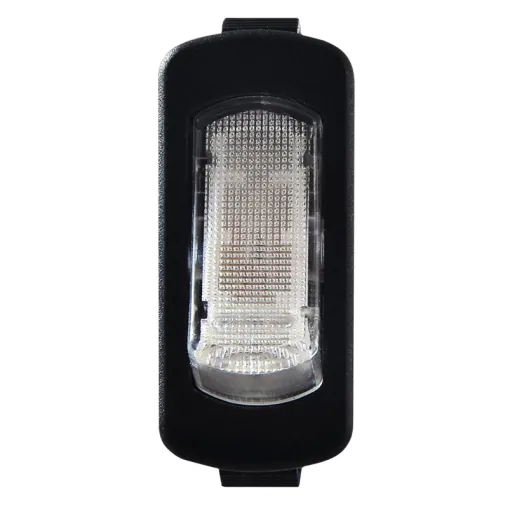 KCD3-101N-12 WH/B 220V Переключатель 1 кл. Белый с подсветкой