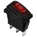 KCD3-103W R/B Переключатель 1 кл. Перекидной (красный)