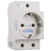 Розетка з заземленням AC30 2Р+РЕ