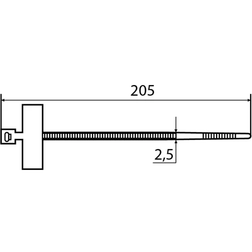 CHS-200MKT (хомут маркувальний) (100 шт.)