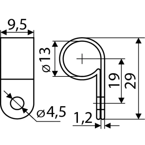 CHS 5/8R Скоба кабельная (100 шт.)