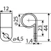 CHS 1R Скоба кабельная (100 шт.)