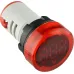 Круглый цифровой измеритель напряжения ED16-22VD 30-500В АС (красный)