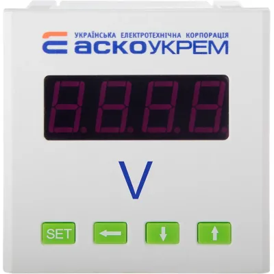 AС вольтметр цифровий 600В 80х80 модель ЦВ-8 АСКО A0190010120