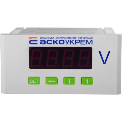 AС вольтметр цифровий 600В 96х48 модель ЦВ-5 АСКО A0190010122