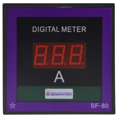 AС вольтметр цифровий 80-500В 80х80 модель ЦВ-8 LB АСКО A0190010126