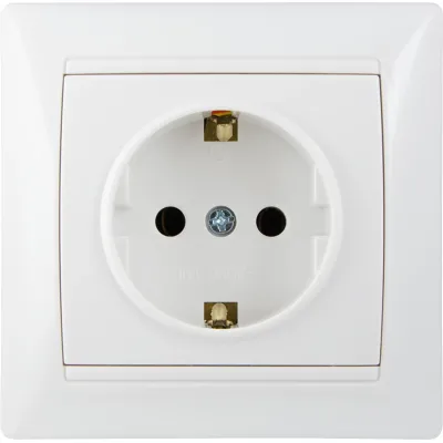 Розетка 2Р + PE PB16-С-Fr-W (белый) ACKO PB16-З-Fr-W Розетка 2Р + PE PB16-С-Fr-W (белый) ACKO PB16-З-Fr-W