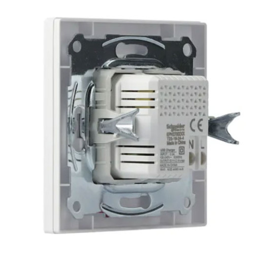 USB розетка 2,1A белая ASFORA EPH2700221 USB розетка 2,1A белая ASFORA EPH2700221