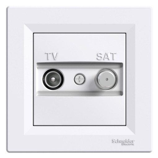 TV-SAT розетка оконечная белая ASFORA EPH3400121