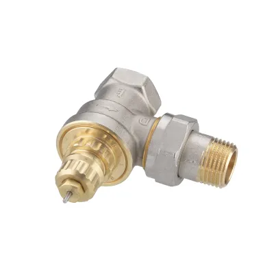Радіаторні клапани, RA-G, Висока витрата, DN 15, Кутовий, D Danfoss 013G1676