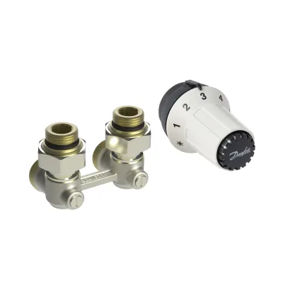 Комплект датчика, Коробка, RAS-C, RLV-KB, ½ , Кутовий Danfoss 013G5278
