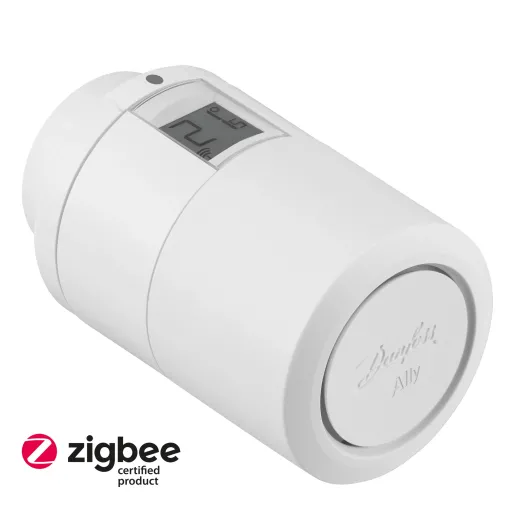 Радиаторный терморегулятор, Danfoss Ally , Тип переходника: M30; RA, 2.4 ГГц  014G2420