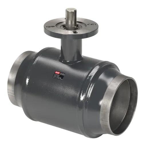Шаровые краны, JIP-WW, RB, фланец редуктора, Неполнопроходный, PN 25, DN 250, под сварку  065N0162