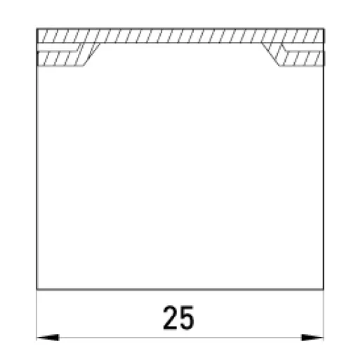 З`єднувач e.trunking.channel.stand.25.25 для короба 25х25мм ENEXT