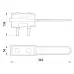 Анкерный изолированный зажим e.i.clamp.4.70.120.zr, усиленный, 70-120 кв.мм E.NEXT