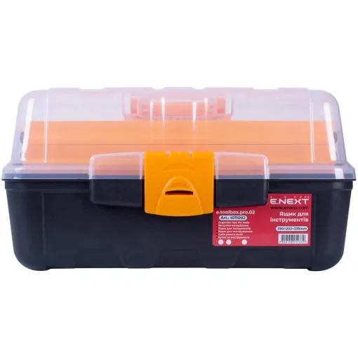 Ящик для инструментов, e.toolbox.pro.02, 16 390x202x235мм E.NEXT