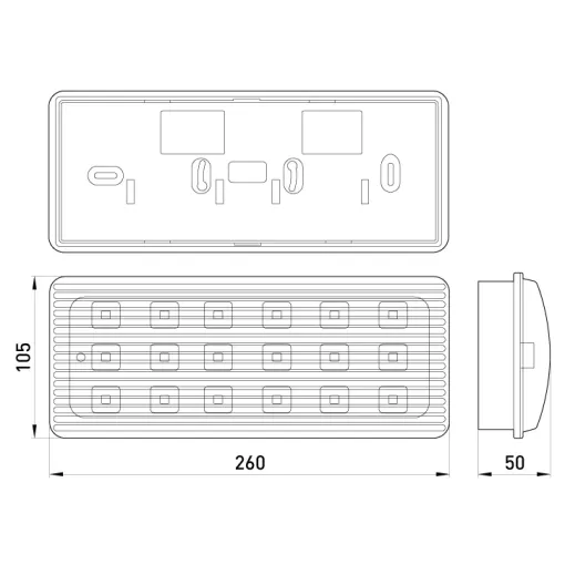 Светильник аварийный e.emerg.506L.led.NM.3h.IP20, не постоянный, 3 часа E.NEXT