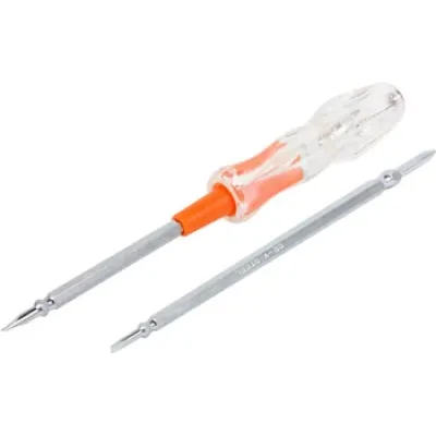 Індикатор-викрутка e.tool.test07 190х4,5хph1 прямий+хрестовий АС100-500В (t001107)