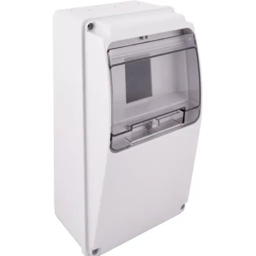 Корпус ударопрочный с АБС-пластика e.plbox.industrial.130x240x105.6m передняя панель наклонная IP54 E.NEXT