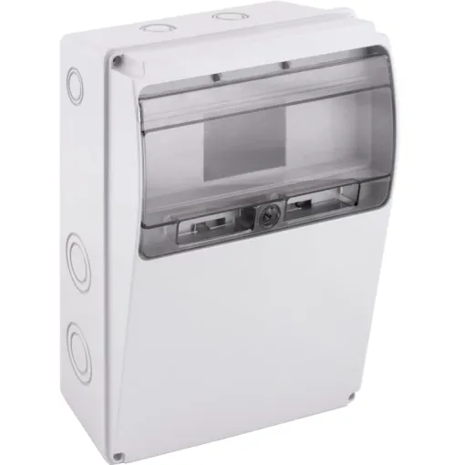 Корпус ударопрочный с АБС-пластика e.plbox.industrial.230x300x115.11m передняя панель наклонная IP54 E.NEXT