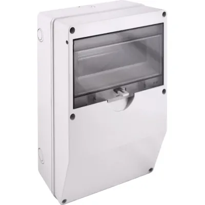 Корпус ударопрочный с АБС-пластика e.plbox.industrial.260x360x130.12m передняя панель наклонная IP54 (CP6008)
