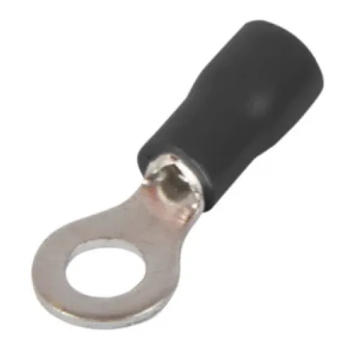 Ізольований наконечник e.terminal.stand.rv2.2.5.black 1.5-2.5 кв.мм, чорний ENEXT