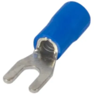 Ізольований наконечник вилковий e.terminal.stand.sv.1,25.3,2.blue 0.5-1.5 кв.мм, синій (s2036004)