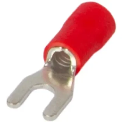 Ізольований наконечник вилковий e.terminal.stand.sv.3,5.4.red 2.5-4 кв.мм, червоний (s2036029)