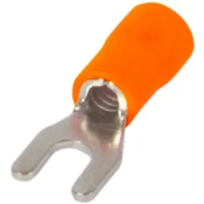 Ізольований наконечник вилковий e.terminal.stand.sv.3,5.4.orange 2.5-4 кв.мм, помаранчевий (s2036035)
