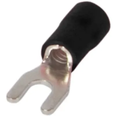 Ізольований наконечник вилковий e.terminal.stand.sv.5,5.8.black 4-6 кв.мм, чорний (s2036052)