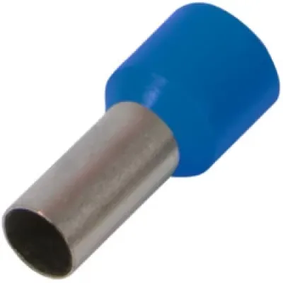Ізольований наконечник втулковий e.terminal.stand.e0508.blue 0.5 кв.мм, синій (s3036004)
