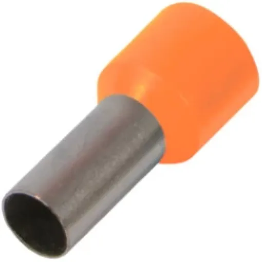 Ізольований наконечник втулковий e.terminal.stand.e1008.orange 1,0 кв.мм, помаранчевий ENEXT