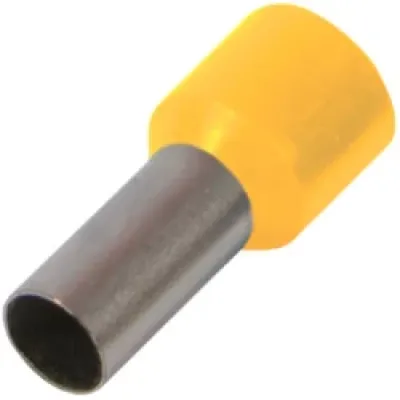 Ізольований наконечник втулковий e.terminal.stand.e4009.yellow 4,0 кв.мм, жовтий (s3036037)