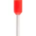 Ізольований наконечник втулковий e.terminal.stand.e0306.red 0.25 кв.мм, червоний ENEXT