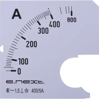 Шкала для амперметра щитового e.meter72.a400.scale AC 400A (s066006)