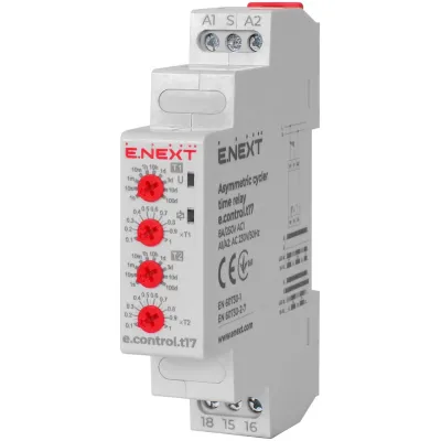 Реле времени ассиметрического повторения цикла e.control.t17 (i0310029)
