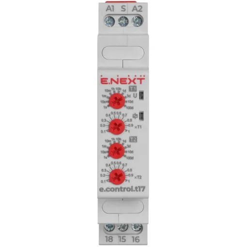 Реле времени ассиметрического повторения цикла e.control.t17 E.NEXT