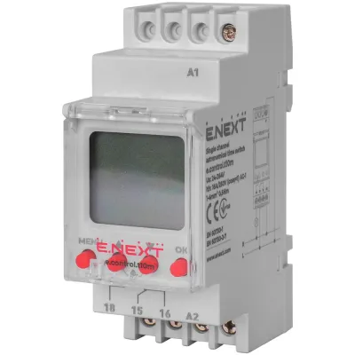 Реле времени астрономическое одноканальное e.control.t10m (i0310035)