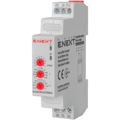 Реле времени многофункциональное e.control.t06m (p0690012)