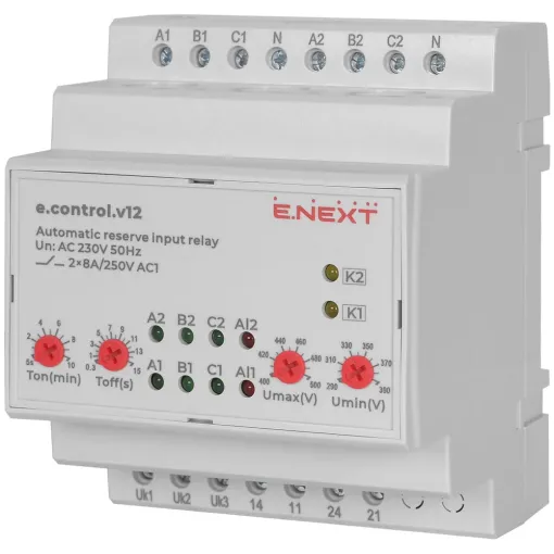 Реле автоматичного вводу резерву e.control.v12 ENEXT